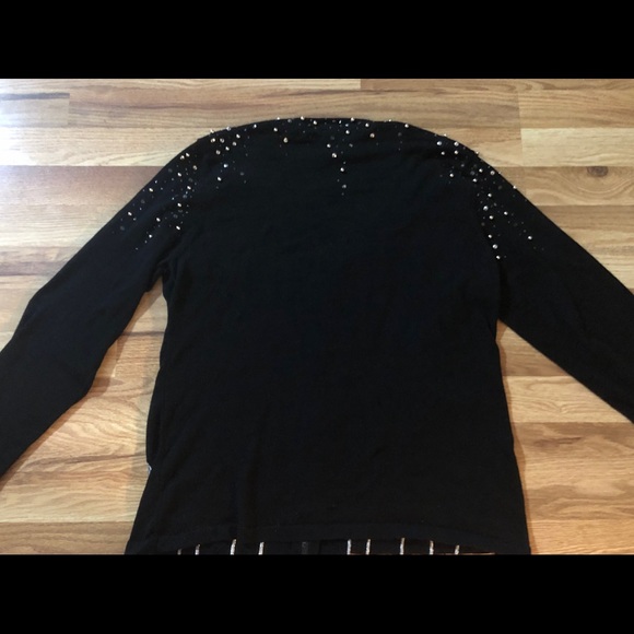 SOLD! Berek Vintage Beaded Sequin Cardigan Sz L/XL - Picture 7 of 11